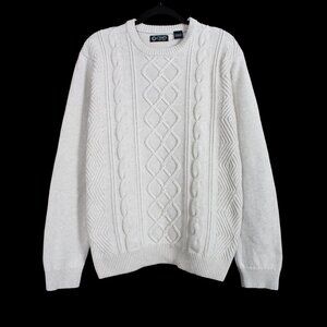 Chaps Mixed Knit Cotton Sweater